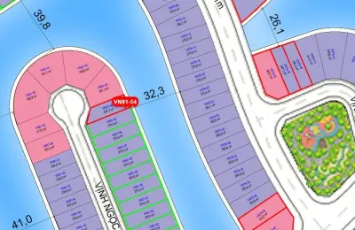 Biệt thự song lập VN81-54 Vịnh Ngọc Vinhomes Green Paradise