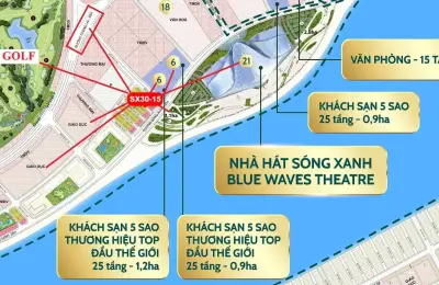 Nhà liền kề SX30-15 Vịnh Tiên Vinhomes Green Paradise, ngay nhà hát Sóng Xanh