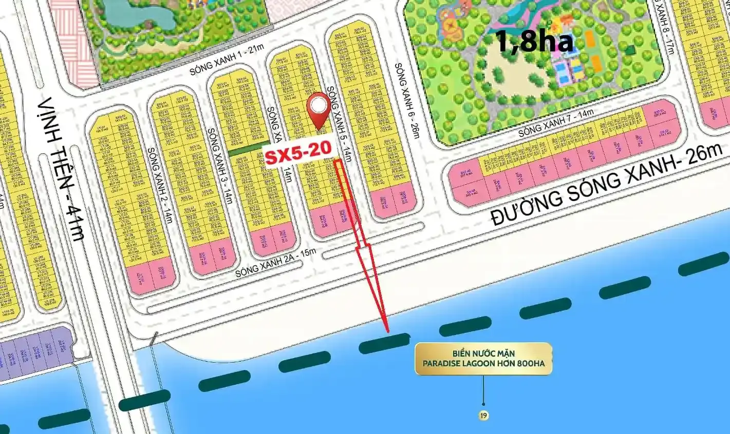 khoang-cach-nha-lien-ke-sx520-den-bien-ho-lagoon