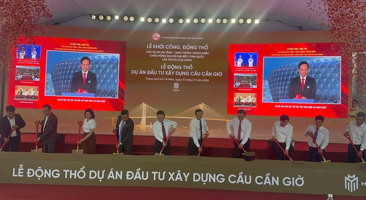 le dong tho xay dung cau can gio
