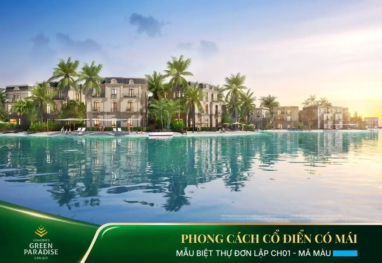 mau biet thu don lap CH01 phong cach co dien co mai vinh tien (1)