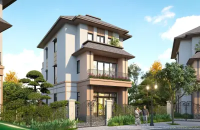 Biệt thự đơn lập VN59-65 Vịnh Ngọc Vinhomes Green Paradise Cần Giờ. View 3 mặt thoáng