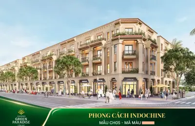 Nhà liền kề TĐX-240 mặt tiền Biển, phân khu Vịnh Ngọc Vinhomes Green Paradise