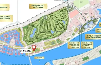 Nhà liền kề SX6-24 Vịnh Tiên Vinhomes Green Paradise: Trực diện công viên, cách biển hồ Lagoon 100m