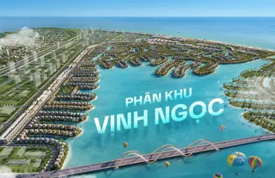 Vịnh Ngọc trái tim thương mại & giải trí của siêu đô thị Vinhomes Green Paradise Cần Giờ