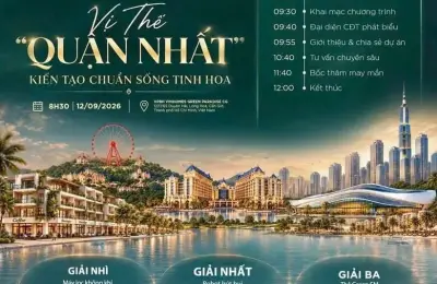 Sự kiện vị thế QUẬN NHẤT kiến tạo chuẩn sống tinh hoa tại VPBH Vinhomes Green Paradise Cần Giờ