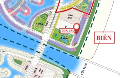 Biệt thự song lập TĐX26-35 Vịnh Ngọc Vinhomes Green Paradise. Ngay cụm tiện ích công viên và giáo dục