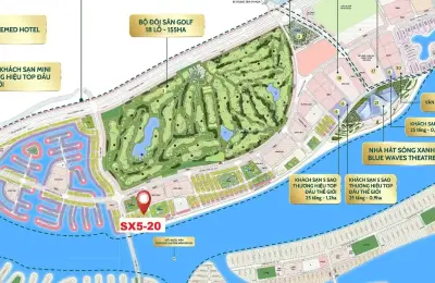 Nhà liền kề SX5-20 Vịnh Tiên Vinhomes Green Paradise: "Vùng Lõi Tiện Ích" Chỉ Cách Biển Hồ Lagoon 200m